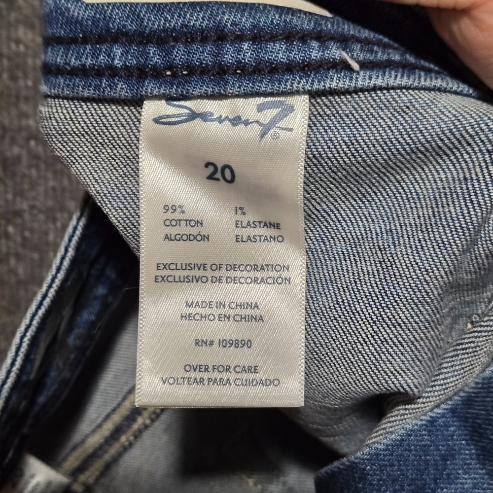 Seven 7 Blue Jeans Limited Edition BOOT Leg Plus Size 20 40x32 Stretch NWT - Picture 12 of 13
